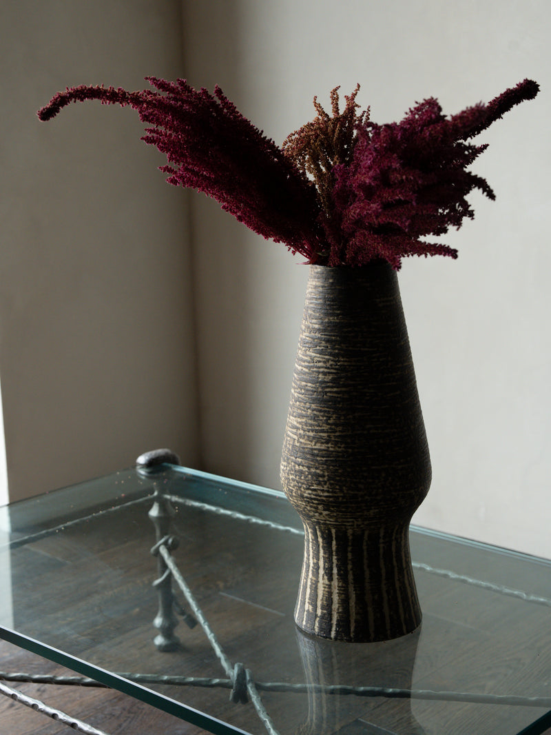 Black and White Ceramic Vase