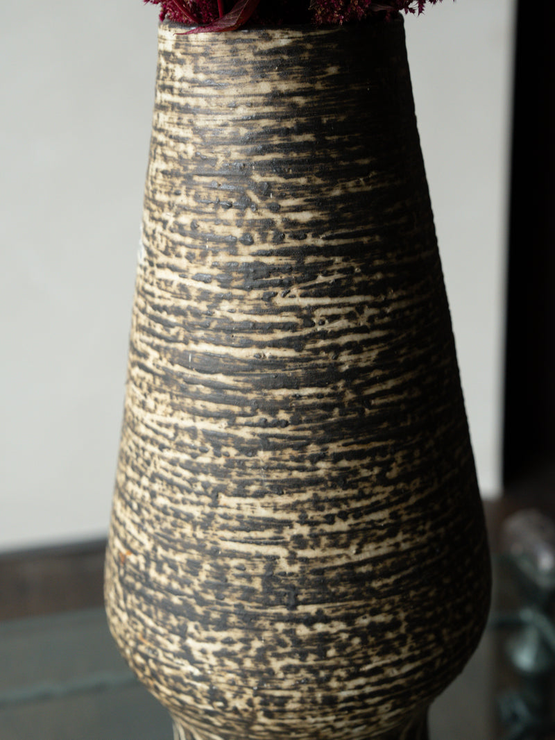 Black and White Ceramic Vase
