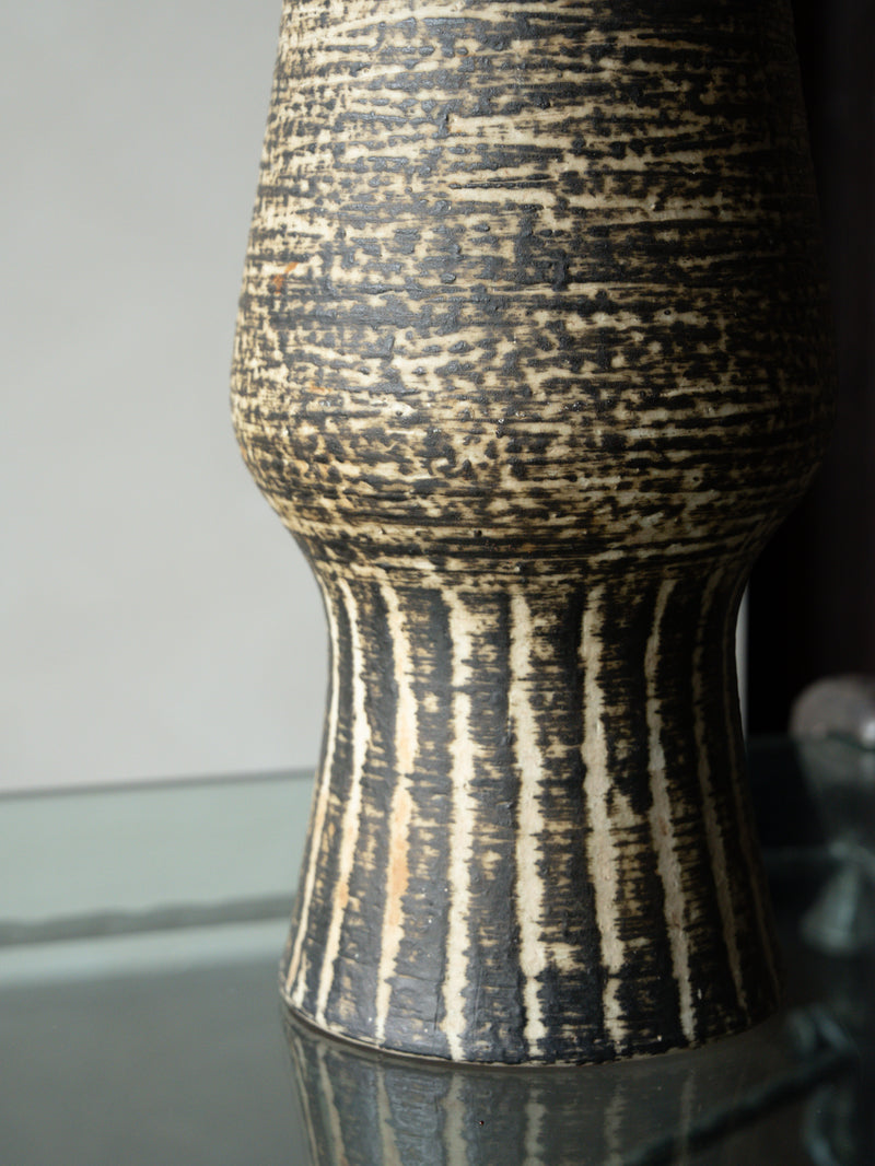 Black and White Ceramic Vase