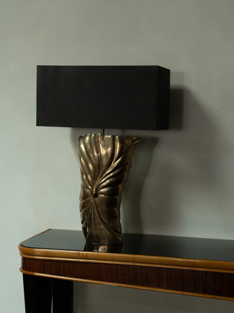 Sculptural Brass Lamps by Chapman Lighting