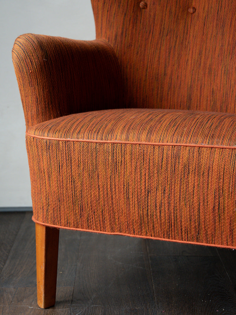 Highback Lounge Chair by Hvidt & Molgarrd-Nielsen for Fritz Hansen, c. 1940