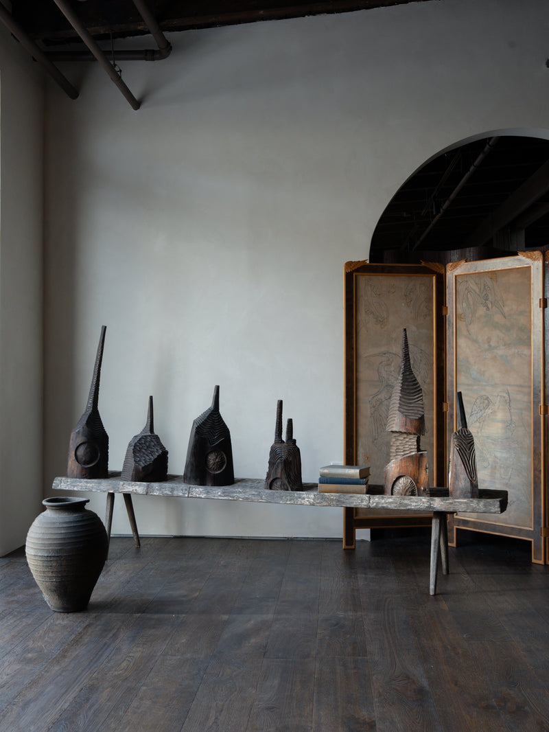 Black Wood Sculptures