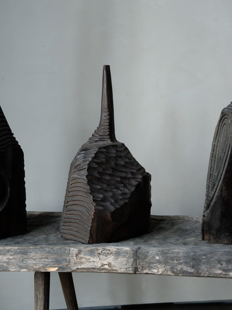 Black Wood Sculptures