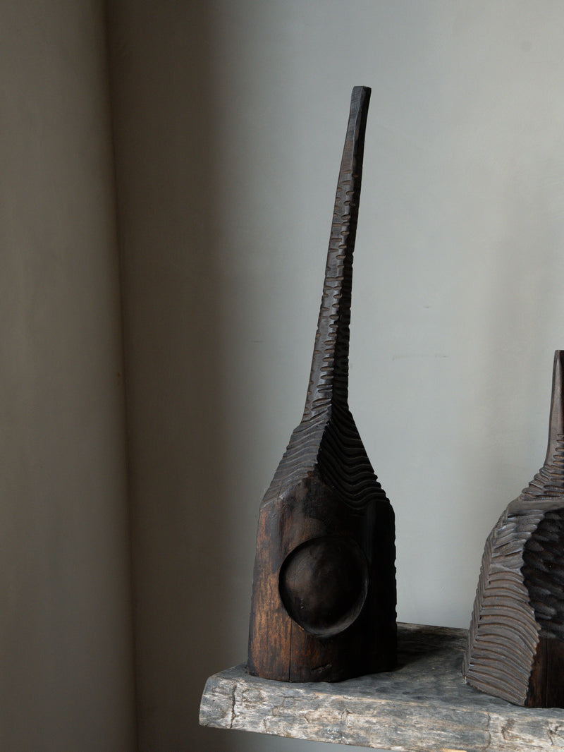 Black Wood Sculptures