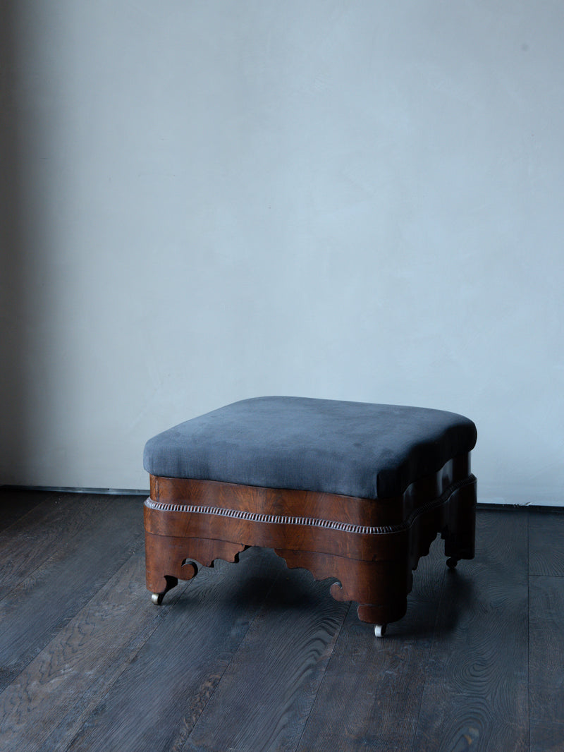 Walnut Stool, c.1830