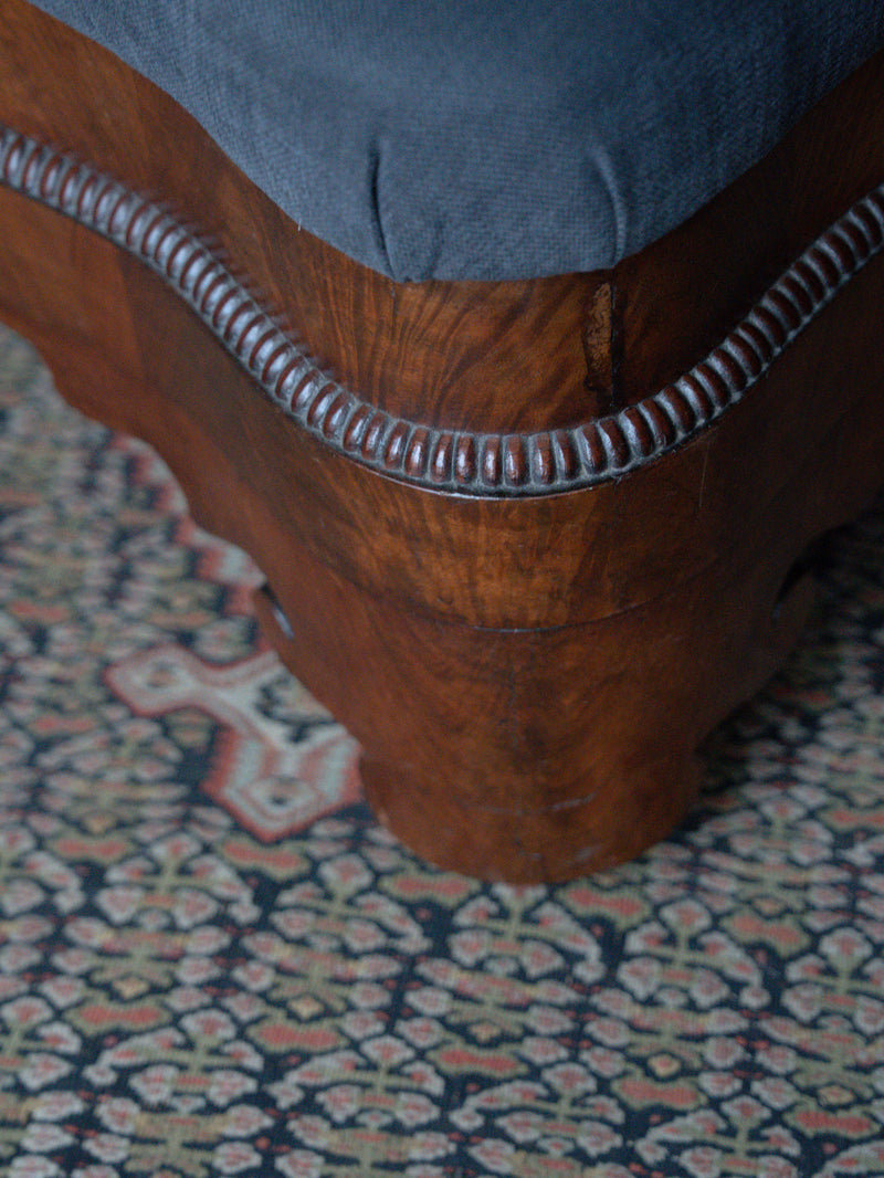 Walnut Stool, c.1830