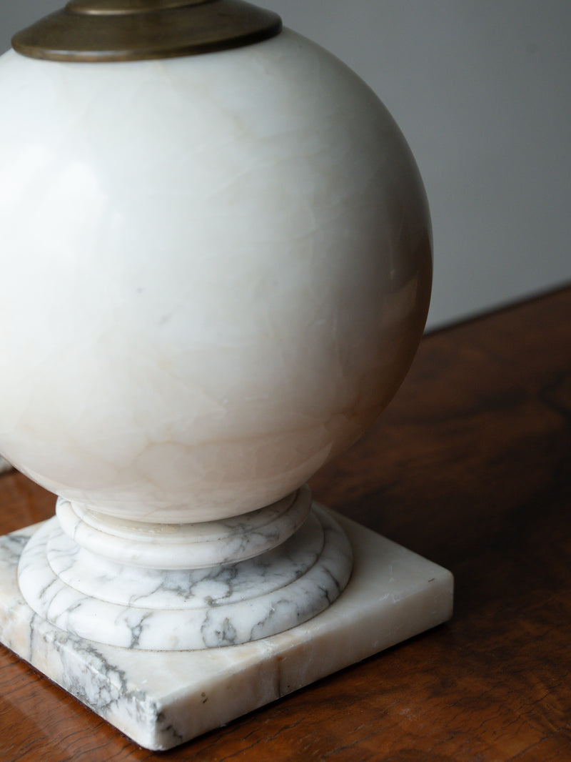 Marble Globe Lamp, c. 1930