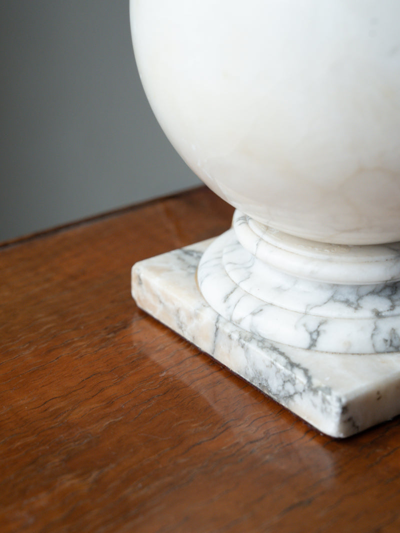 Marble Globe Lamp, c. 1930