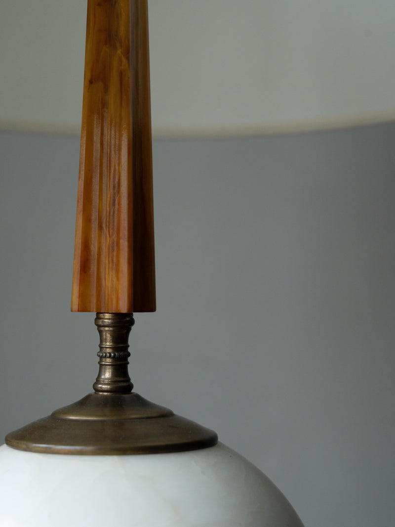 Marble Globe Lamp, c. 1930