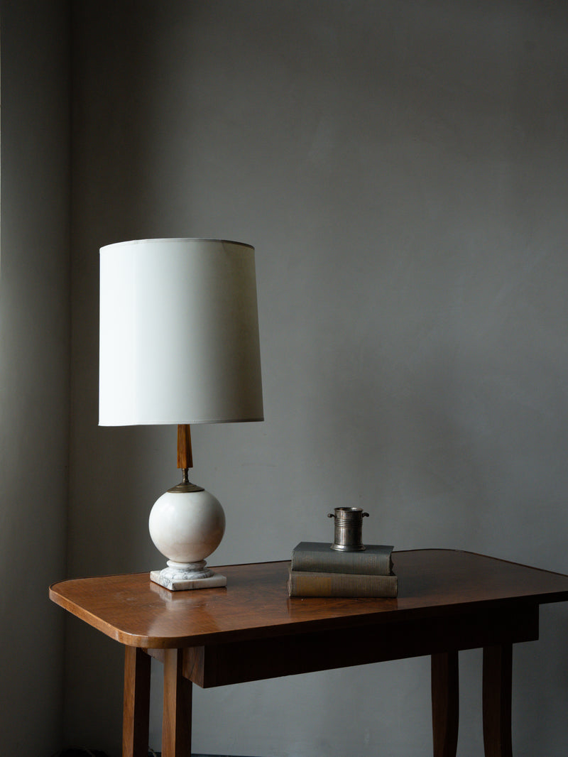 Marble Globe Lamp, c. 1930