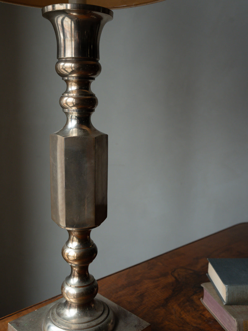 Nickel Plated Table Lamp
