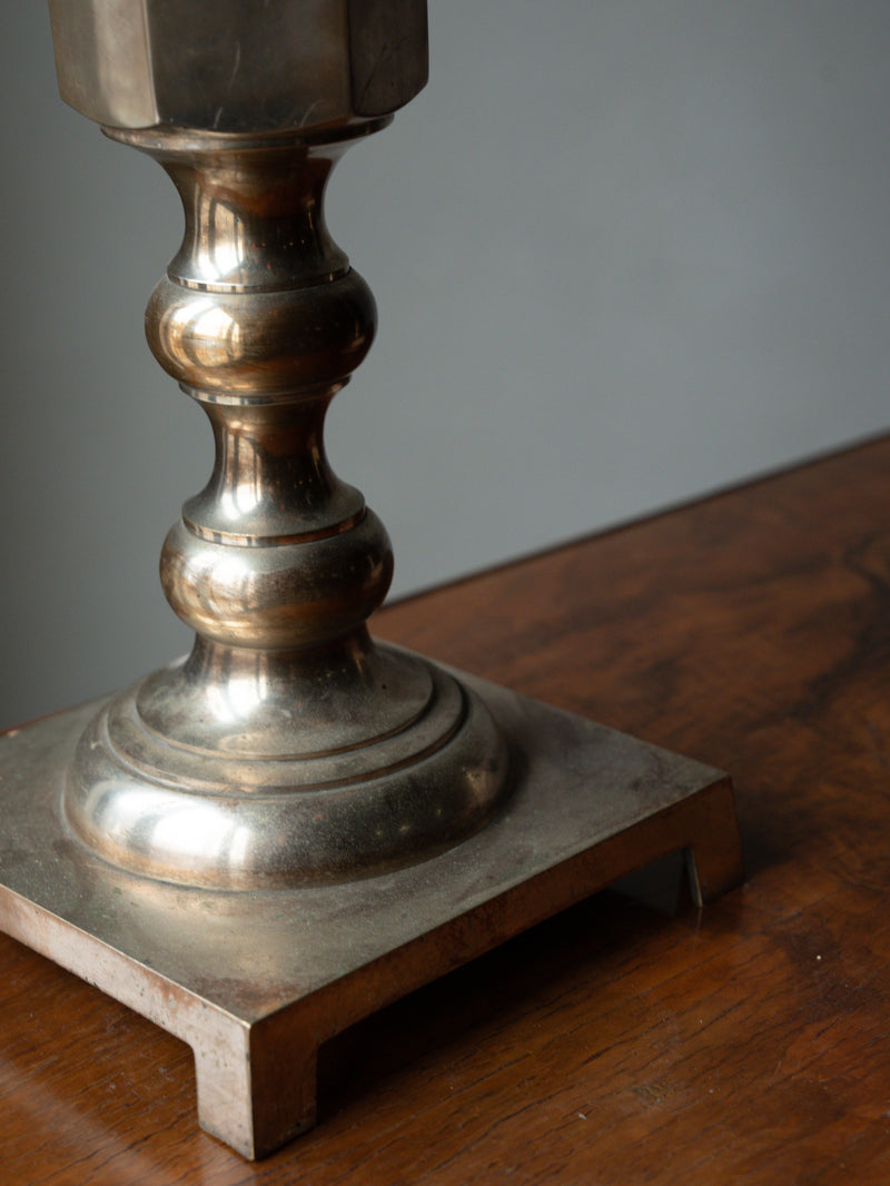 Nickel Plated Table Lamp