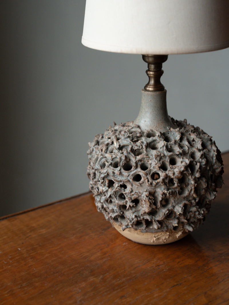 Ceramic Table Lamp by Bodil Marie Nielsen, c. 1970