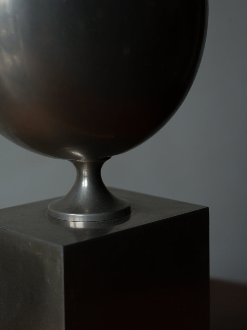 Sculptural Metal Table Lamp