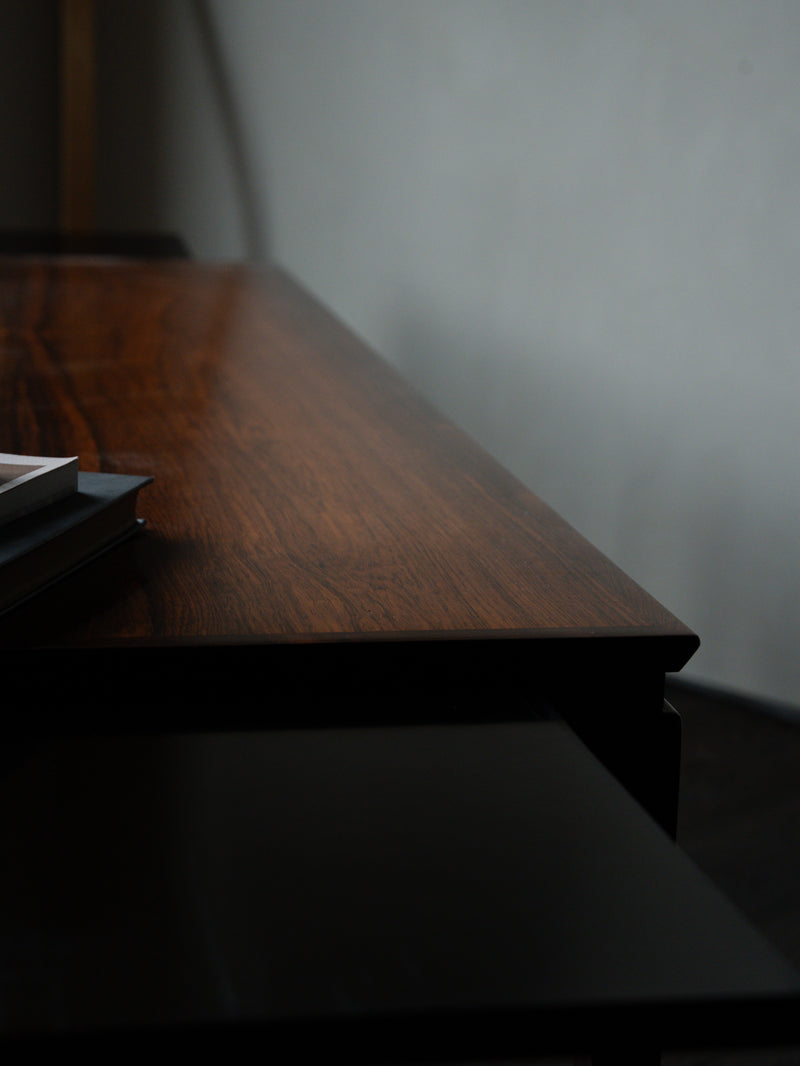 Extendable Rosewood Coffee Table in the style of Ole Wanscher