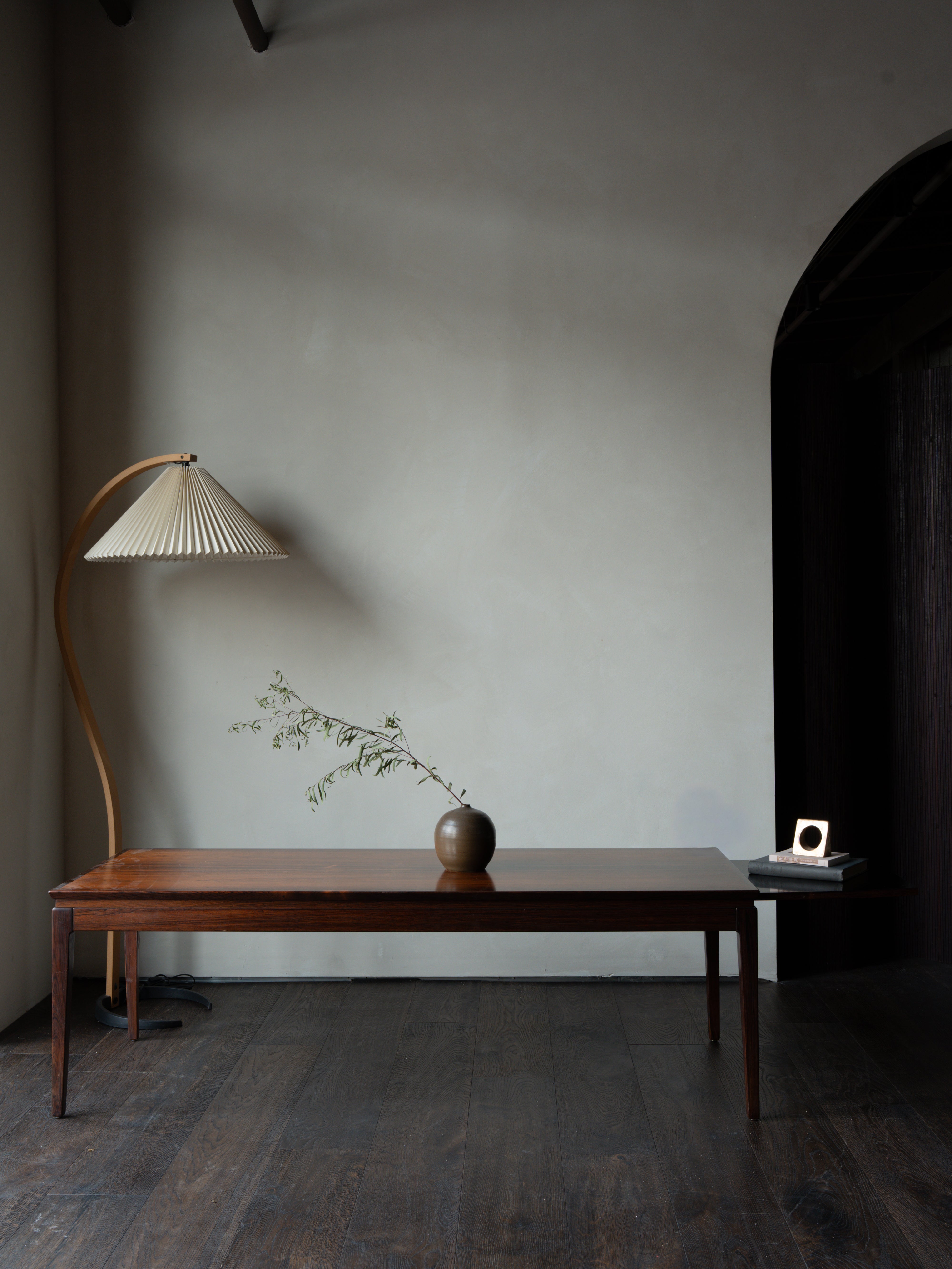Extendable Rosewood Coffee Table in the style of Ole Wanscher
