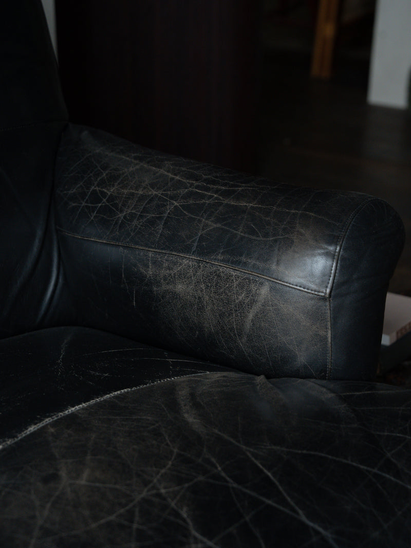 Danish Leather Armchair in the style of Frits Henningsen, c. 1960