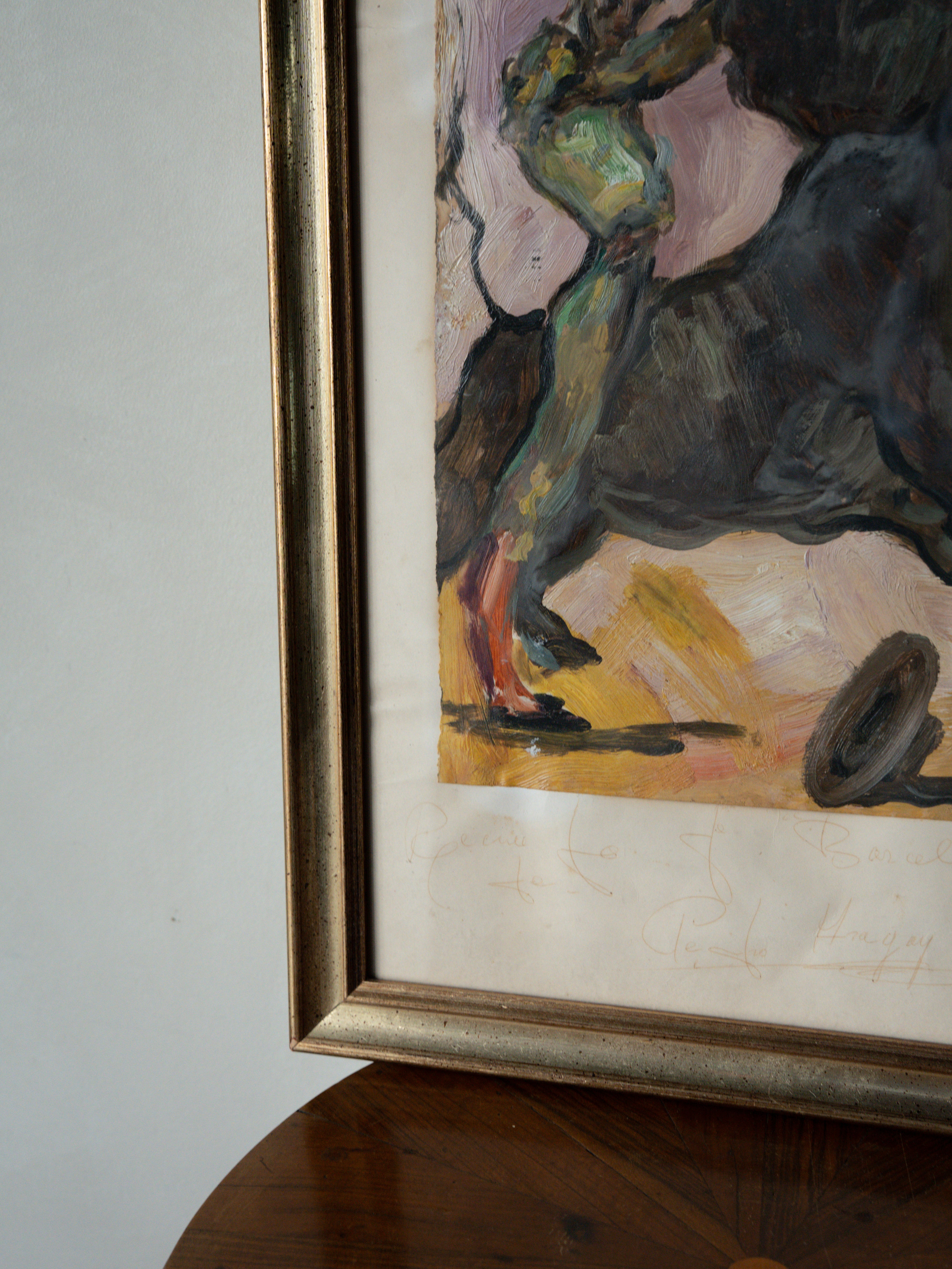 Recuerdo de Barcelona Oil Painting