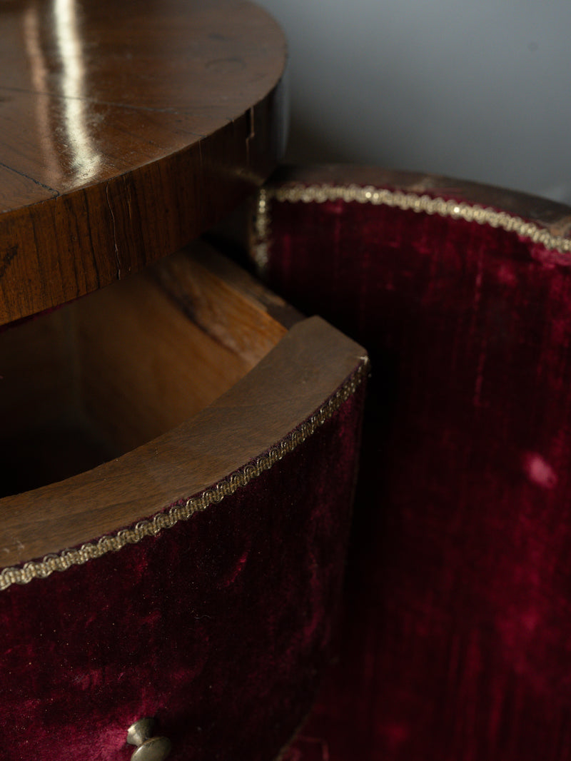 Cylindrical Wooden Display Stand