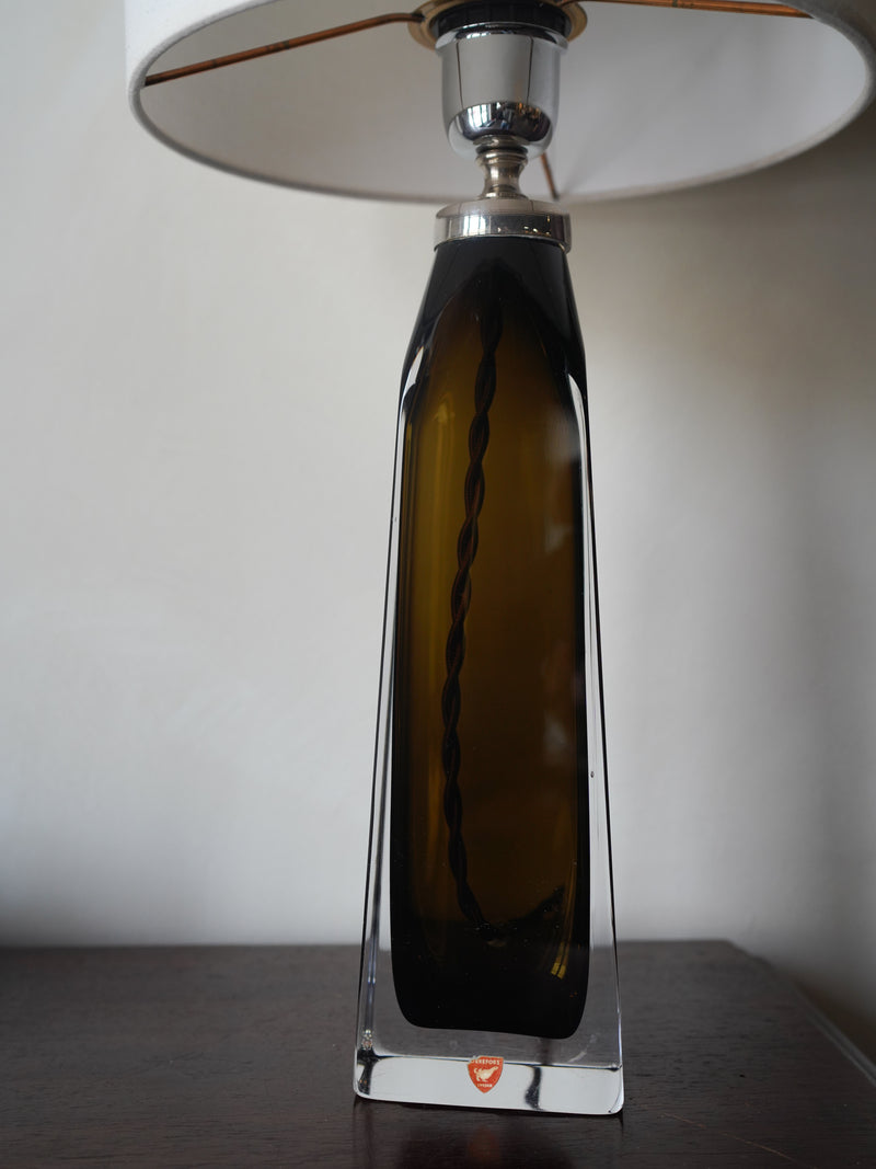 Murano Glass Lamp, Pair