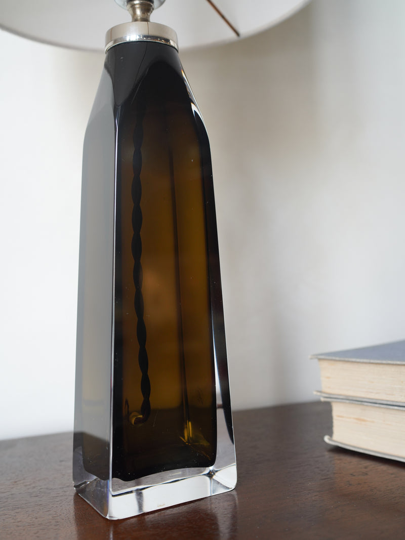 Murano Glass Lamp, Pair