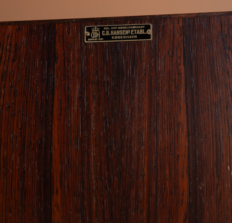 Danish Rosewood Cabinet by C.B. Hansen, c. 1950
