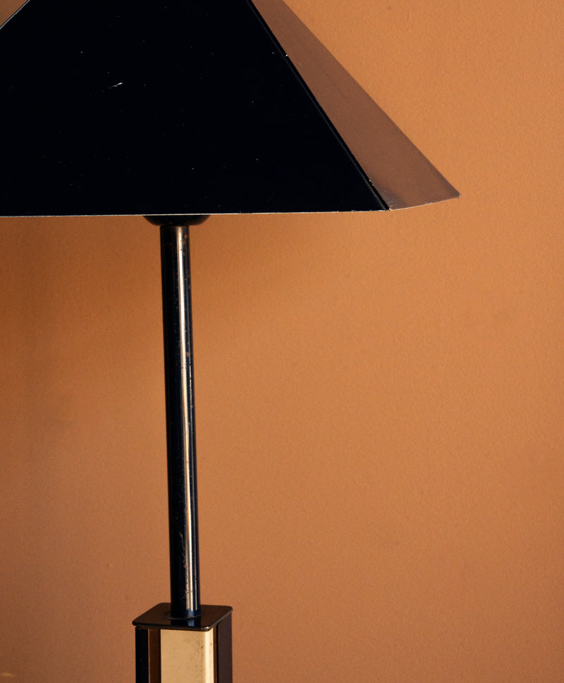 Art Deco Steel Table Lamps, Pair