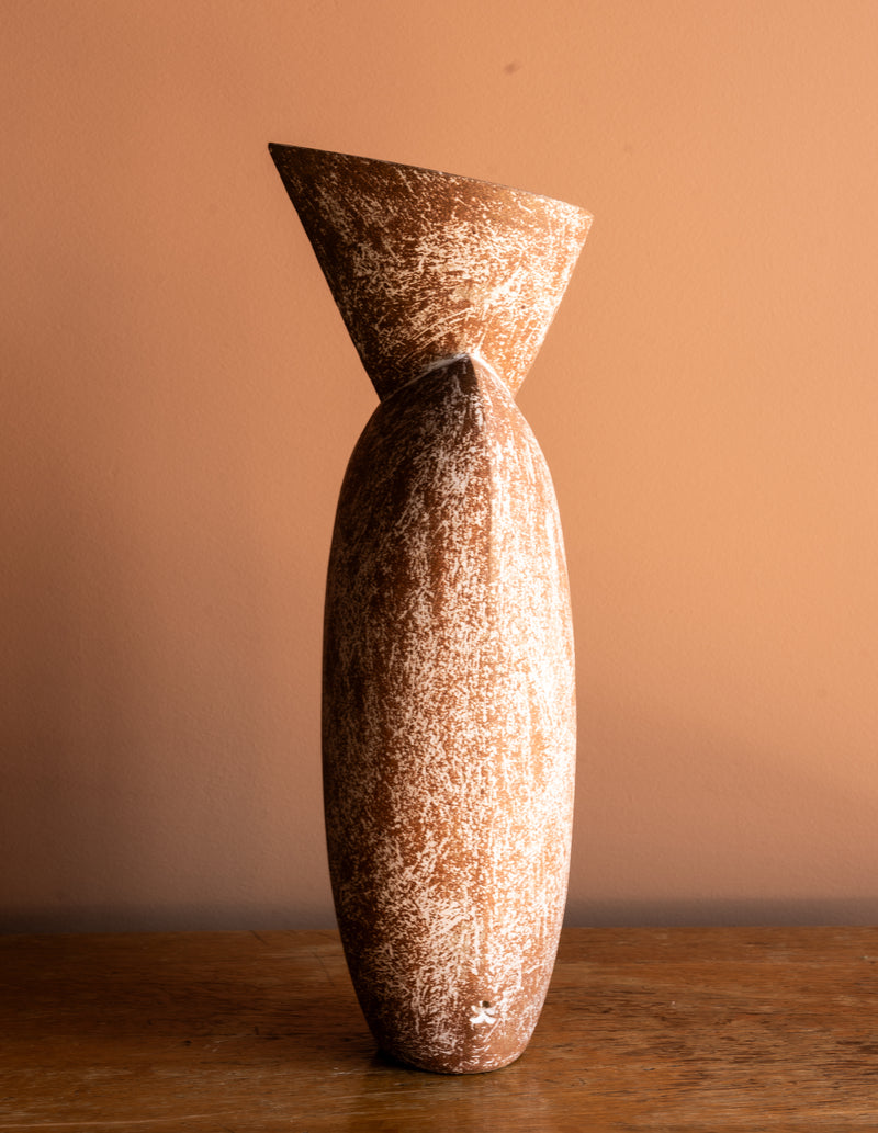 Parisian Asymmetrical Ceramic Vase