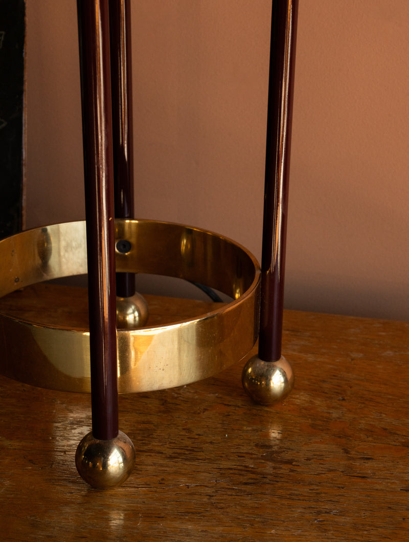 Vintage Art Deco Brass Table Lamp