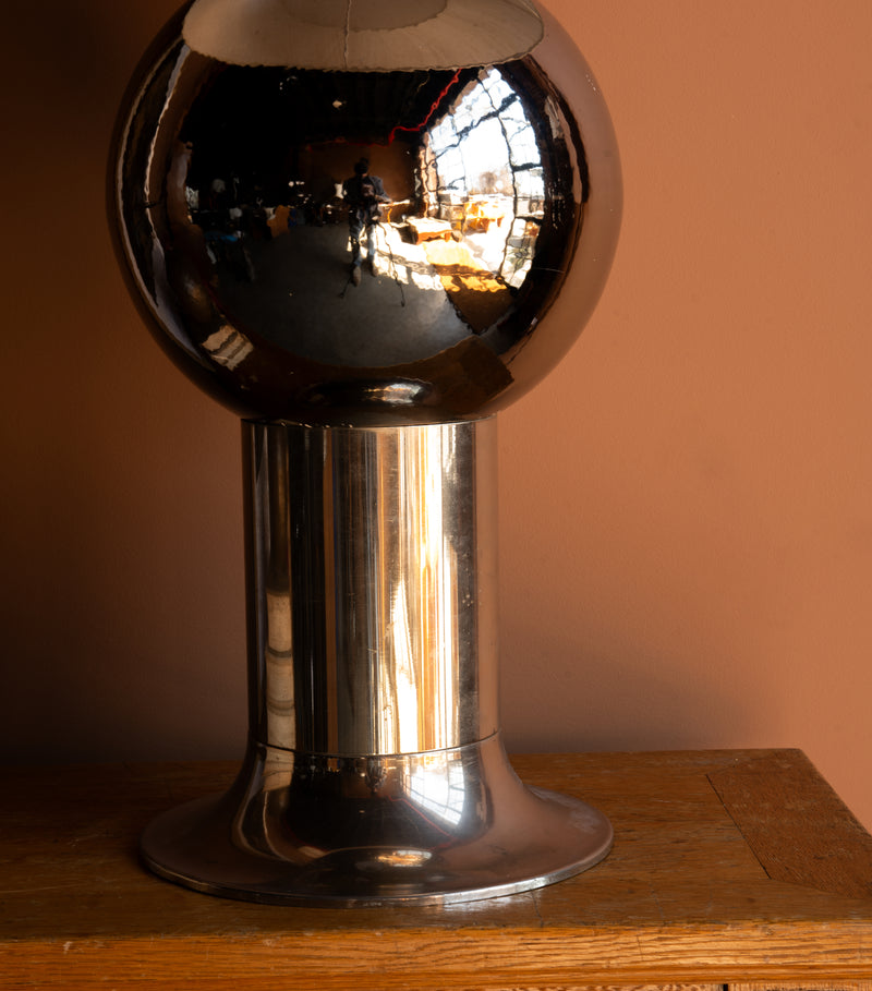 Vintage Modernist Chrome Table Lamp