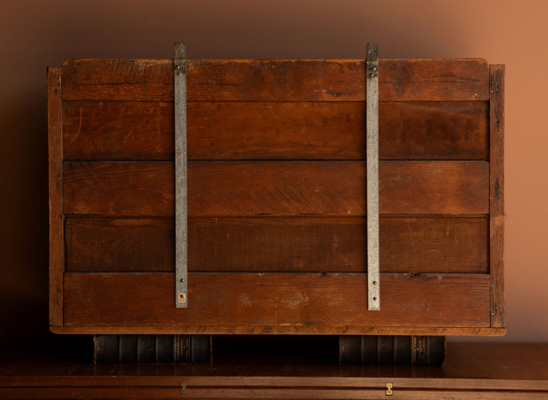 Early 20th Century Wall Mounted Oak Cabinet