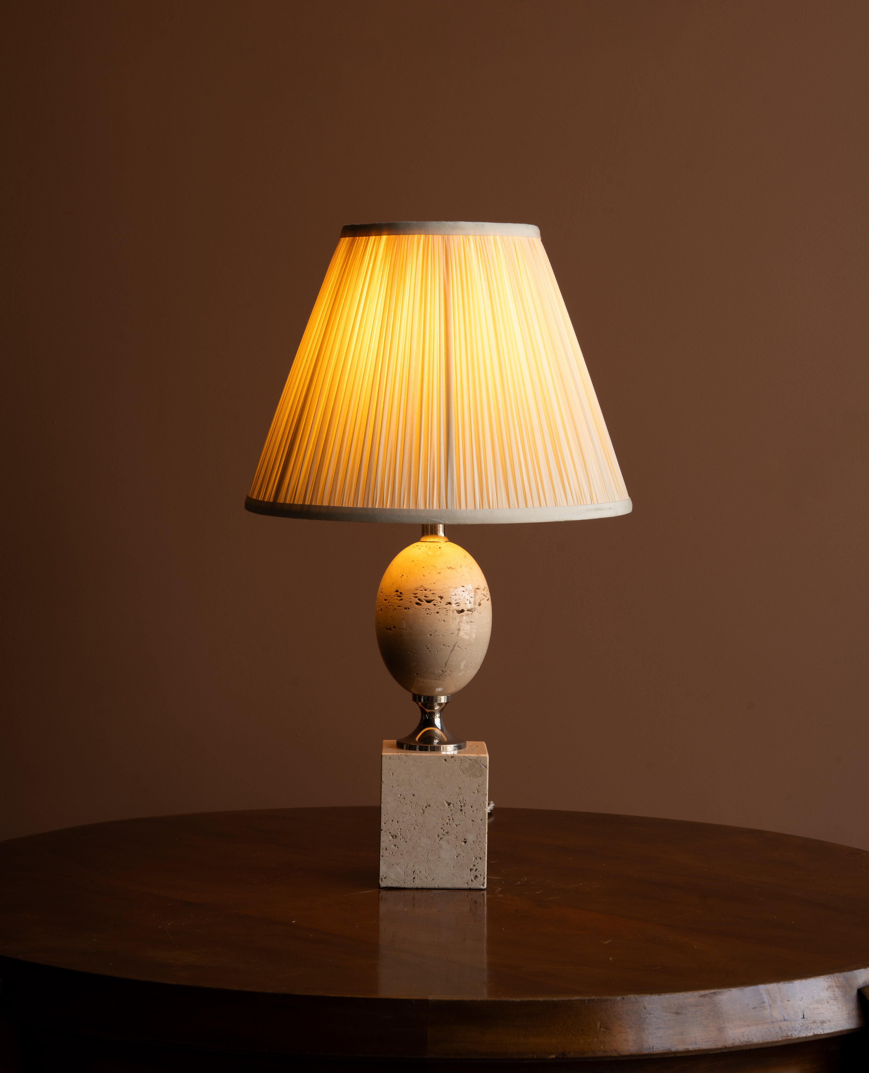 'Egg' Table Lamp by Philippe Barbier, c. 1970