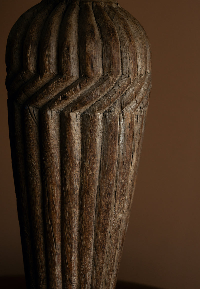 Carved Table Lamp