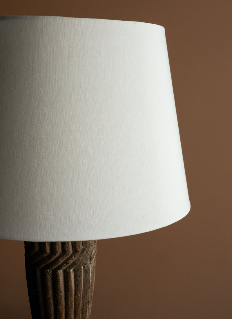 Carved Table Lamp