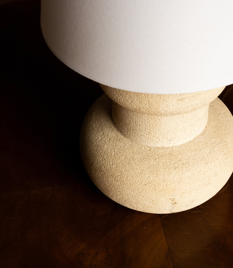 Early 20th Century Limestone Table Lamp
