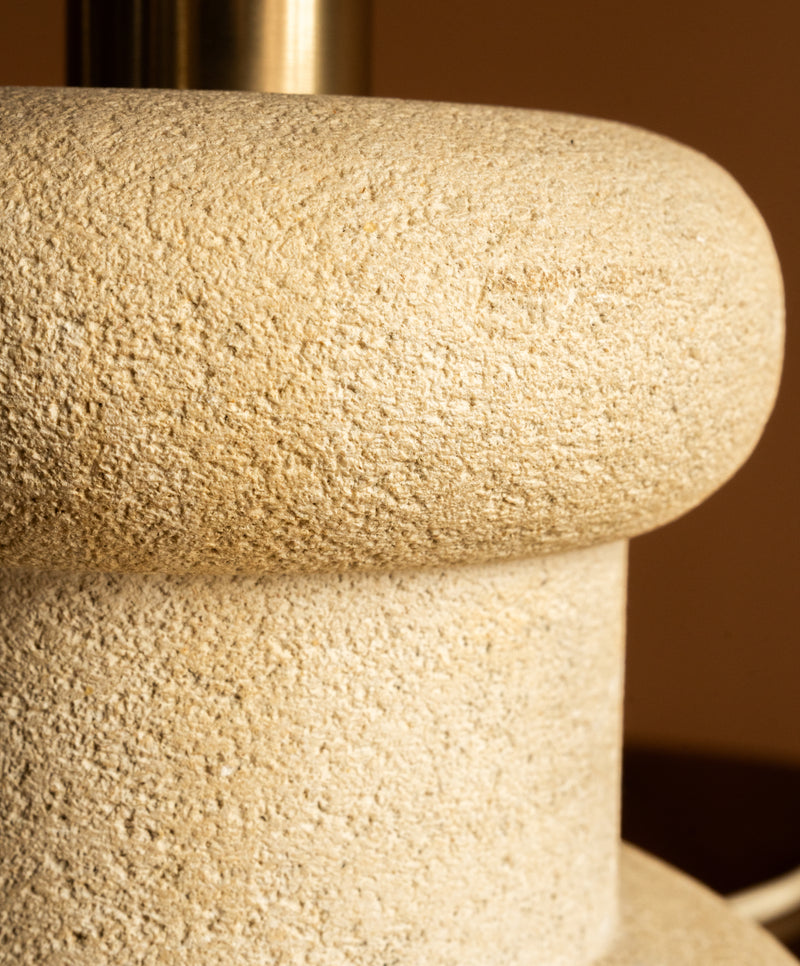 Early 20th Century Limestone Table Lamp