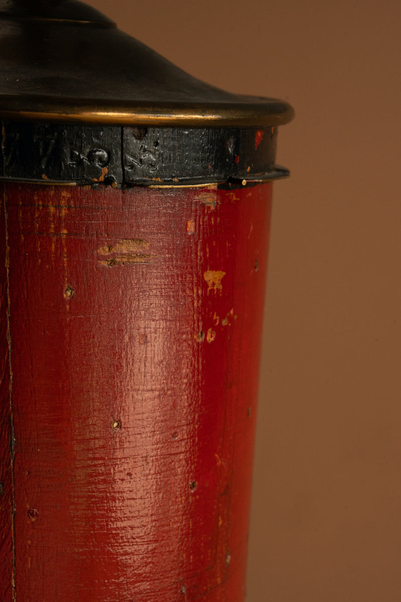 Antique Wallpaper Roller Table Lamp