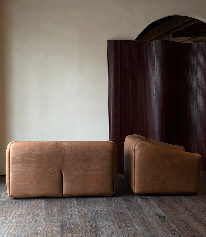De Sede DS 47 Leather Loveseat