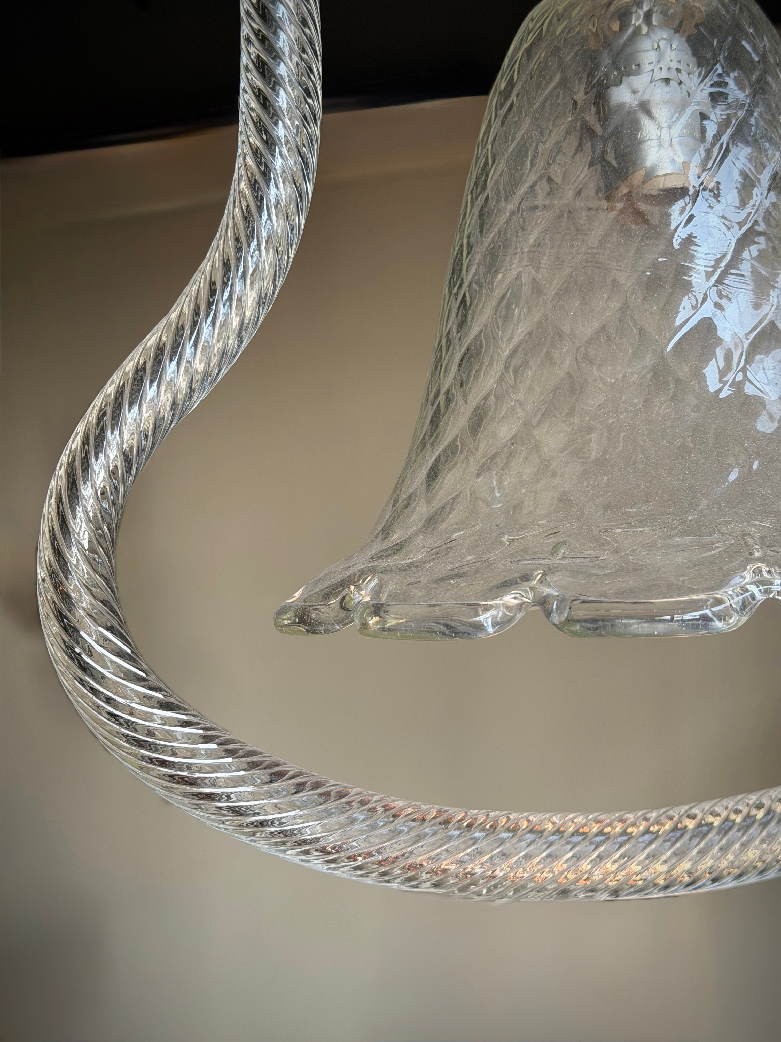 Italian Murano Glass Chandelier by Barovier & Toso c. 1950