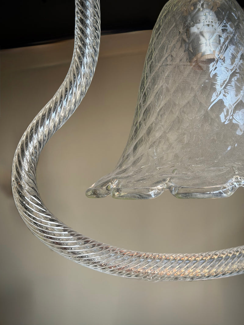 Italian Murano Glass Chandelier by Barovier & Toso c. 1950