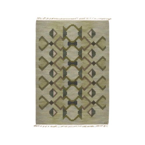 Vintage Flatweave Rug by Judith Johansson