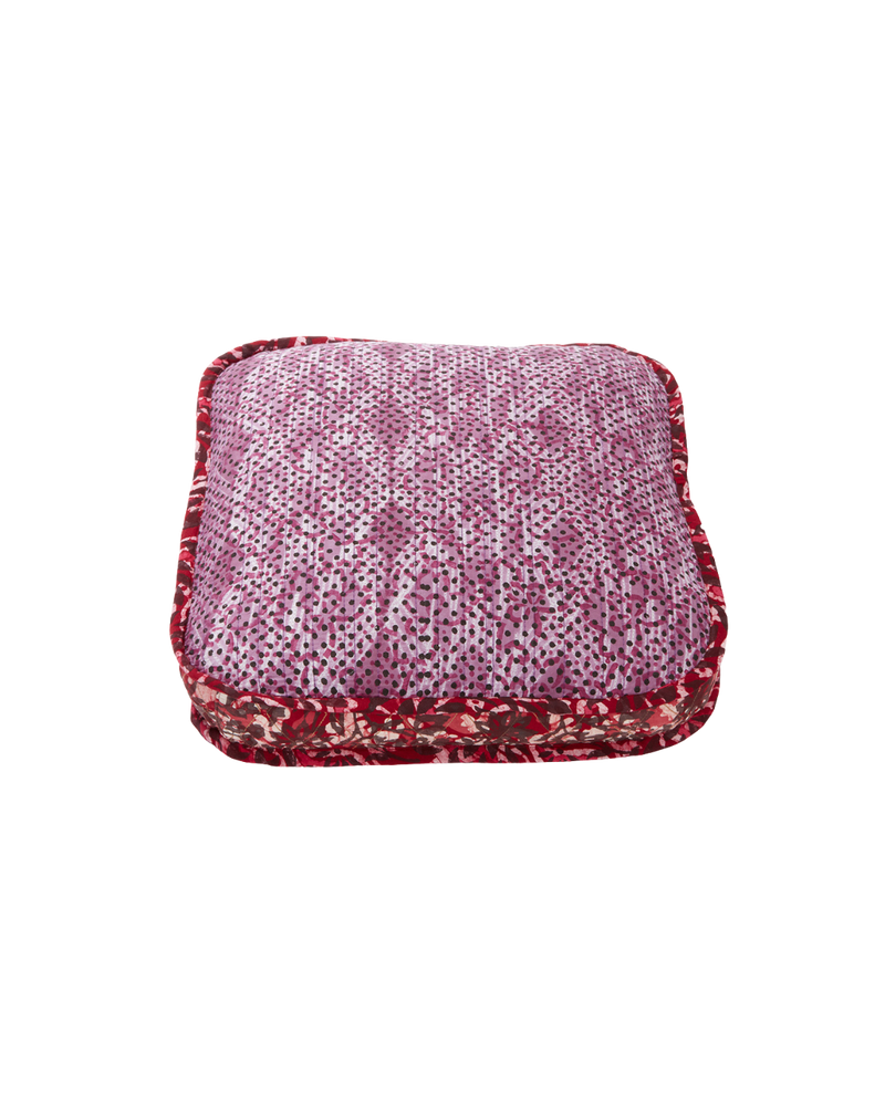 Gregory Parkinson Rhubarb Blossom Dot Square Pillow