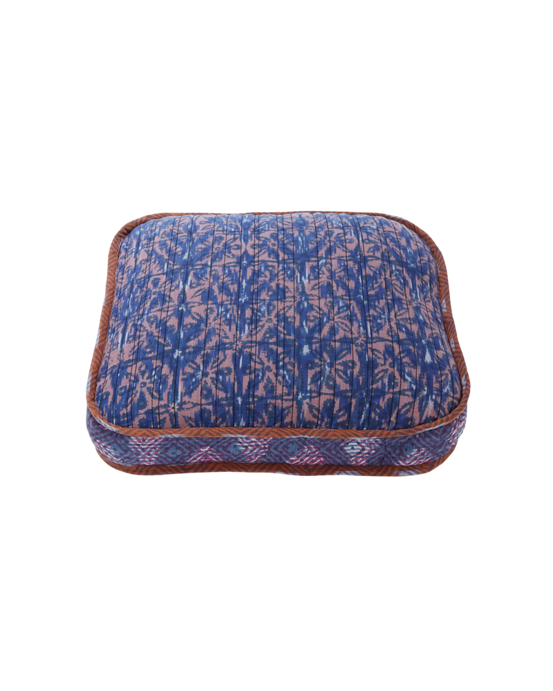 Gregory Parkinson Indigo Sprig Regalia Square Pillow