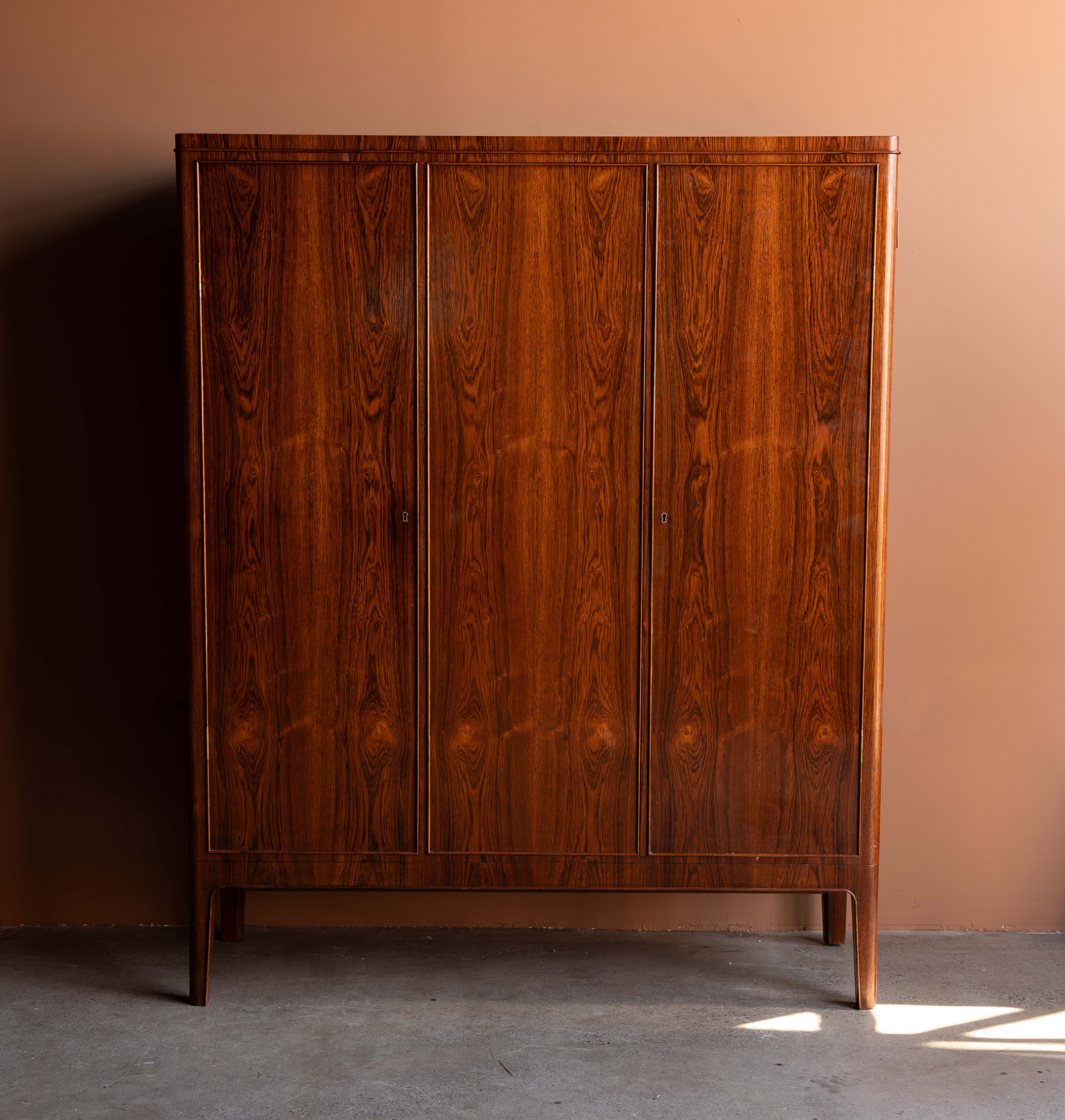 Danish Rosewood Cabinet by C.B. Hansen, c. 1950