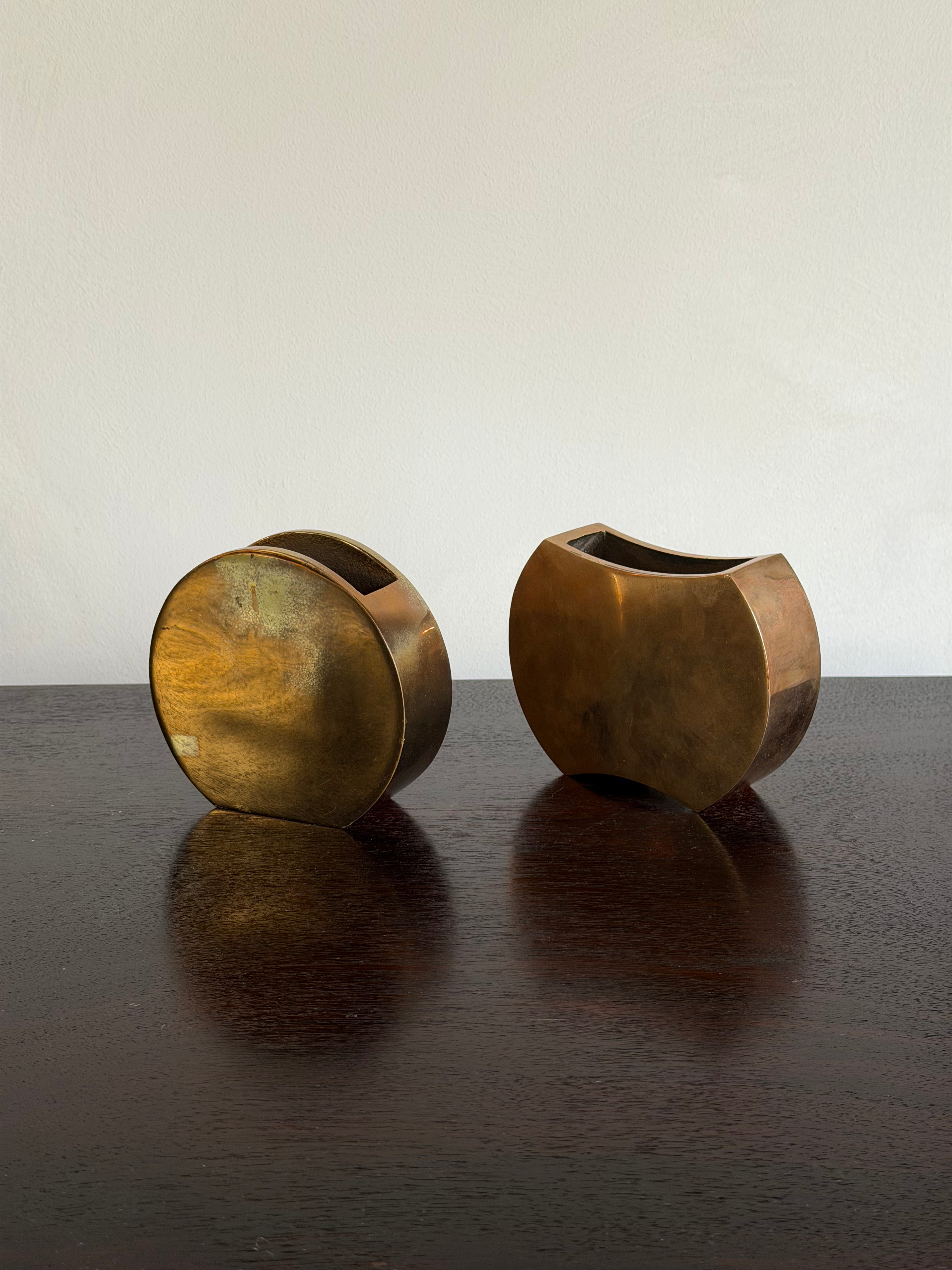 Vintage Brass Vessel, 2 Available