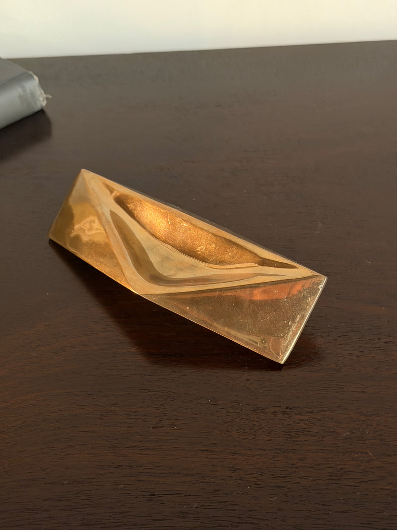 Vintage Sculptural Brass Objects, 2 available