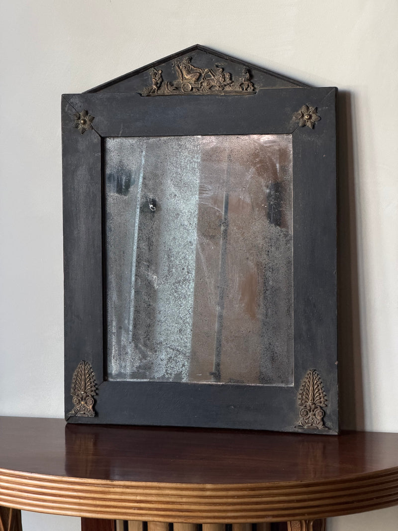 Italian Neoclassical Ebonized Mirror