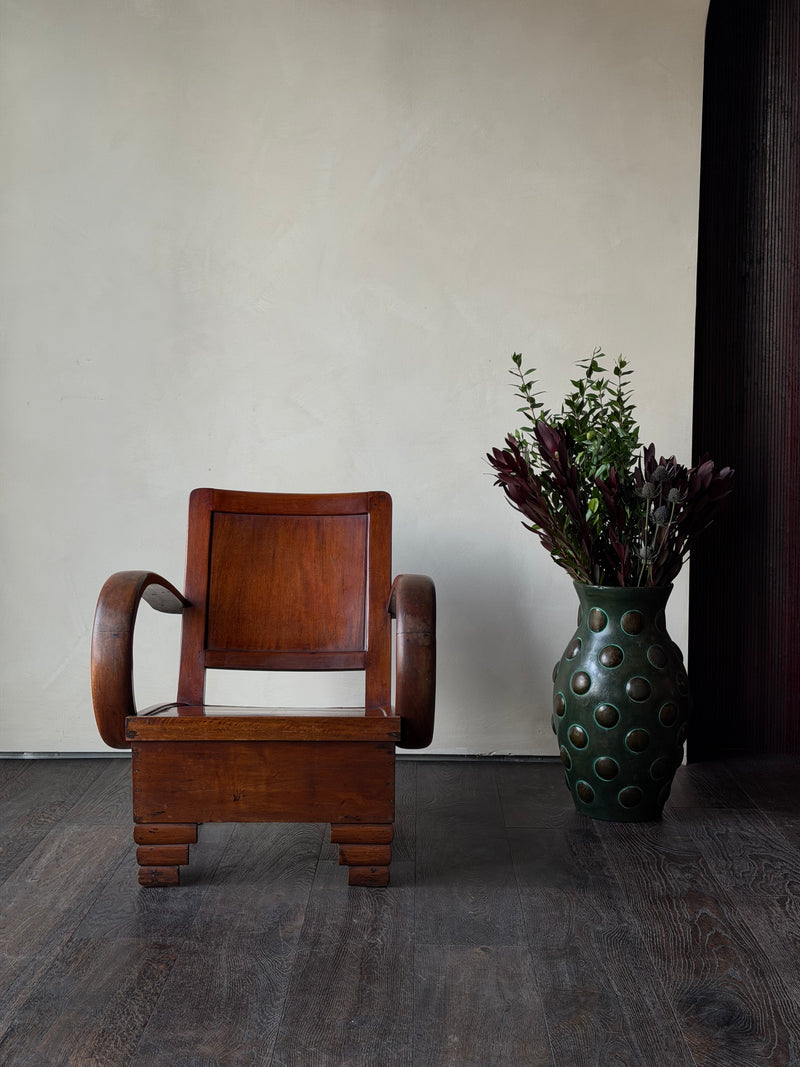 Sculpted Art Deco Armchair