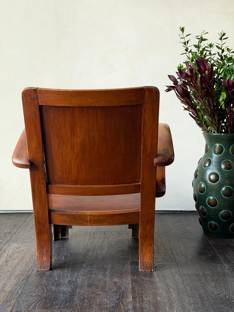 Sculpted Art Deco Armchair