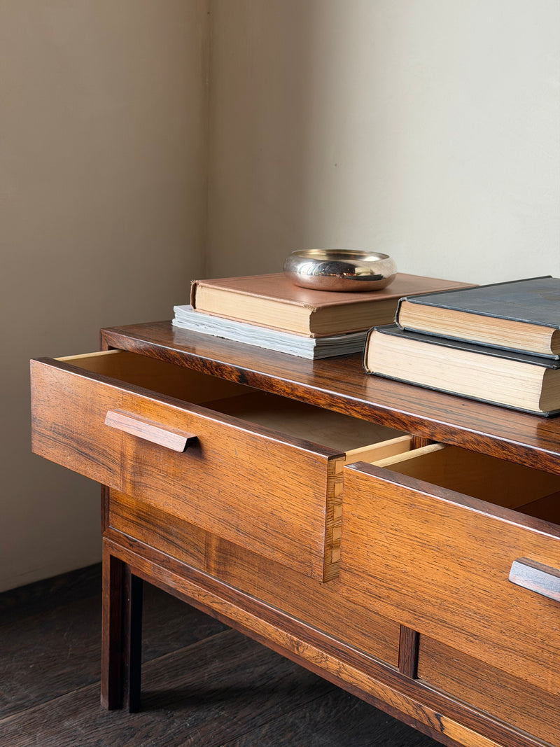 Feldballes Danish Rosewood Low Chest, 1960s